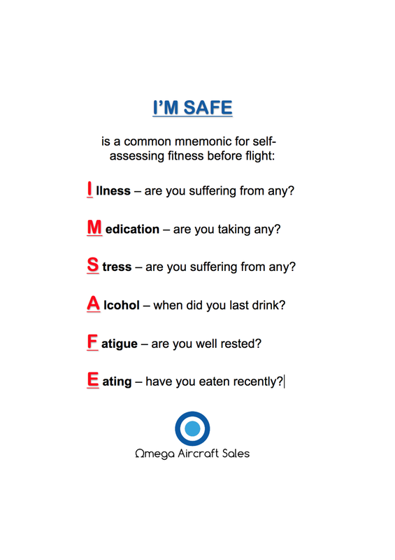 I'm Safe - Fitness to Fly -Self Assessment